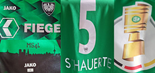 2021/2022 - DFB-Pokal-Trikot - Julian Schauerte - Versteigerung Saisonspende