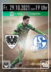 2021/2022 - 14 - Heimspielplakat - SC Preußen Münster - Schalke 04 II