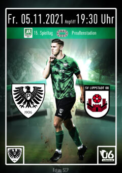 2021/2022 - 15 - Heimspielplakat - SC Preußen Münster - SV Lippstadt