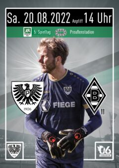 2022/2023 - 5 - Heimspielplakat - SC Preußen Münster - Borussia Möchengladbach II