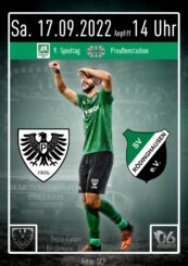2022/2023 - 9 - Heimspielplakat - SC Preußen Münster - SV Rödinghausen