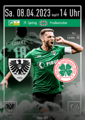 20222023 - 29 - Heimspielplakat - SC Preußen Münster - RW Oberhausen
