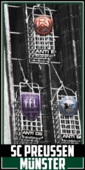 Sticker - Preußen Münster - Anti Essen Osnabrück Bielefeld