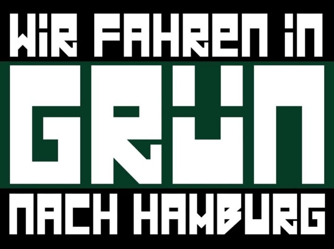 Alle Preußenfans sollen in Grün nach Hamburg fahren, um ein starkes Bild im Hamburger Volksparkstadion zu zeigen.