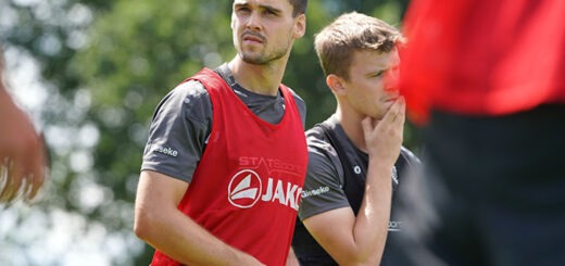 Thomas Kok (links) zusehen im Traingslager mit Jano Ter Horst (rechts)