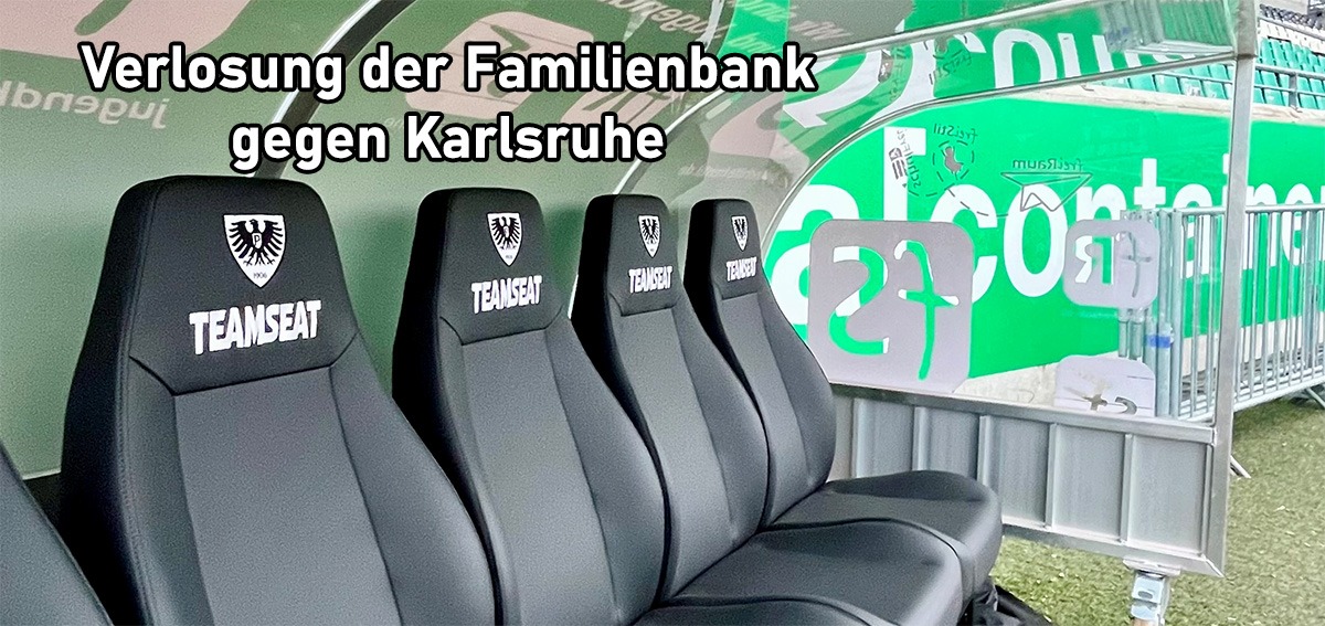 2025/2026 - Verlosung der Familienbank gegen Karlsruhe - SC Preußen Münster