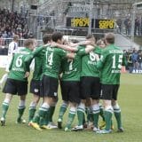 Jubel SC Preußen Münster - Schöneberg, Riedel, Scherder, Kühne, Piossek, Truckenbrod, Siegert