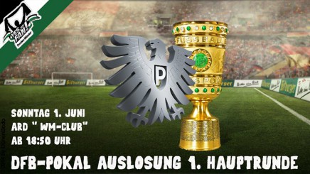 DFB Pokal 2014/2105 Auslosung der 1. Hauptrunde