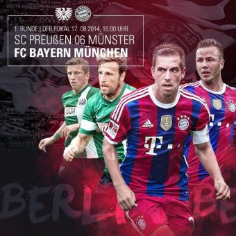 DFB Pokal 1. Runde - Preußen Münster - Bayern München<br /> <b>Foto: Bayern München