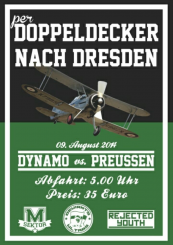 Flyer Deviants - Auswärtsfahrt Dresden