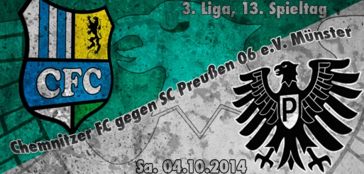 13. Spieltag - Vorschau - Chemnitzer FC - Preußen Münster