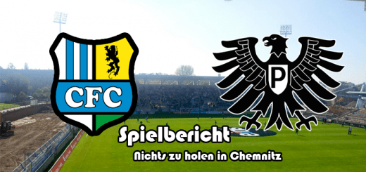 12. Spieltag - Spielbericht - Chemnitzer FC - SC Preußen Münster - 1:0