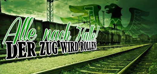 Alle nach Halle - Der Zug wird rollen