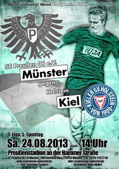 Heimspielplakat - 2013/2014 - 5. Spieltag - Holstein Kiel