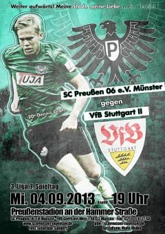 Heimspielplakat - 2013/2014 - 7. Spieltag - VFB Stuttgart 2