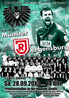 Heimspielplakat - 2013/2014 - 11. Spieltag - Jahn Regensburg