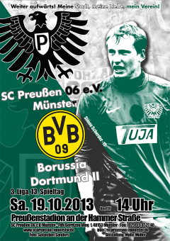 Heimspielplakat - 2013/2014 - 13. Spieltag - Borussia Dortmund 2