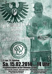 Heimspielplakat - 2013/2014 - 25. Spieltag - SV Elversberg
