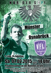 Heimspielplakat - 2014/2015 - 24. Spieltag - VfL Osnabrück
