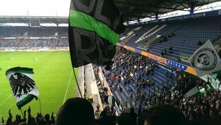 Gästeblock Schauinsland-Reisen-Arena